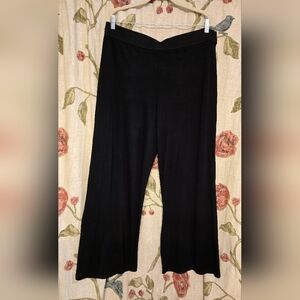 Alfani wide leg maternity slacks / pants, size XL, black